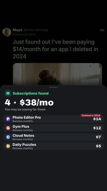 Nuvo: Four found, $38 a month